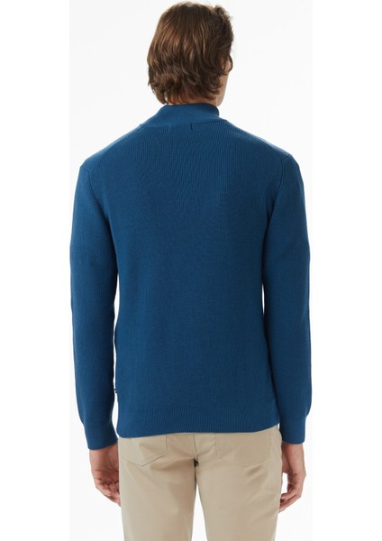 Erkek Mavi Classic Fit Kazak S57300T.4MU fiyatları