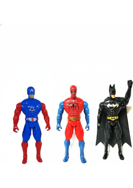 Süper Kahramanlar Batman - Spiderman - Kaptan Amerika Oyuncak modelleri