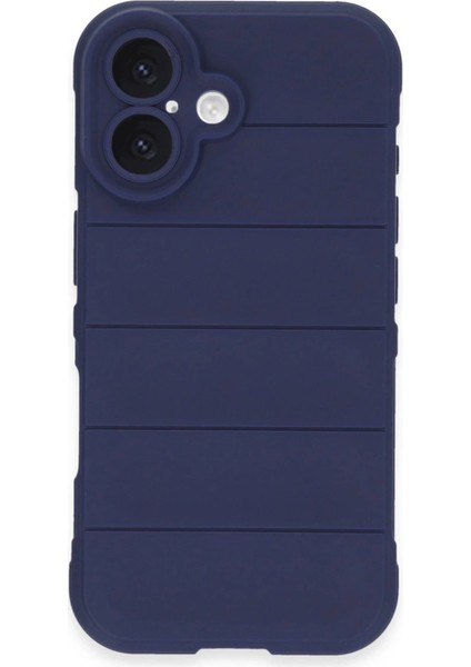 Buğz Iphone 16 Kılıf Optimum Silikon - Lacivert