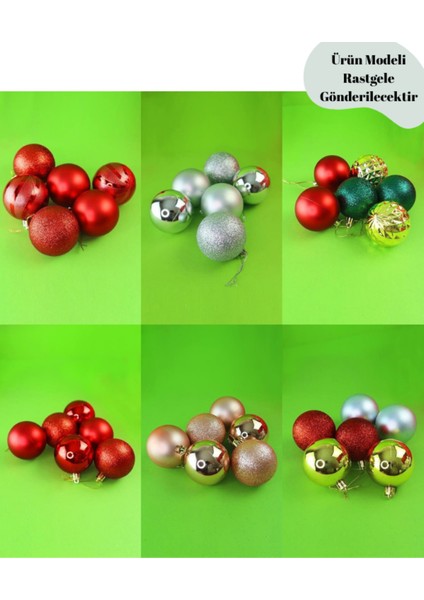 Yılbaşı Ağacı Süsü Çam Ağacı Süsü 6'lı 6 cm 1767 fiyatları