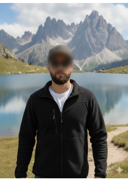 Unisex Outdoor Tam Fermuarlı Yüksek Yaka Polar Ceket Üst / Sıcak Tutan Outdoor Üst fiyatları