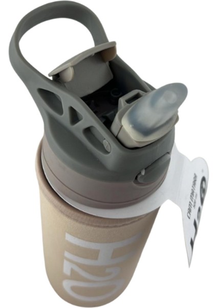 H2O Kılıflı Pipetli Cam Matara 500 ml modelleri