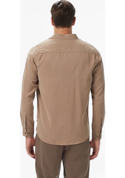 Erkek Bej Classic Fit Gömlek W57536T.3DA fiyatları