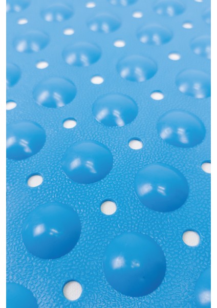 Dikdörtgen Delikli Kabartma Silikon Kaydırmaz Taban Duşakabin ve Banyo Matı (MAVI)(66X36) modelleri