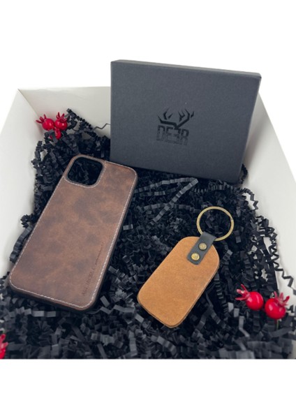 Hakiki Deri Kahverengi Cüzdan, Telefon Kılıfı, Anahtarlık (Kişiye Özel Baskı Yapılabilir) fiyatları