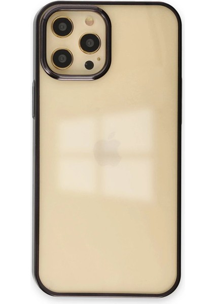 Buğz Iphone 12 Pro Max Kılıf Element Silikon - Siyah