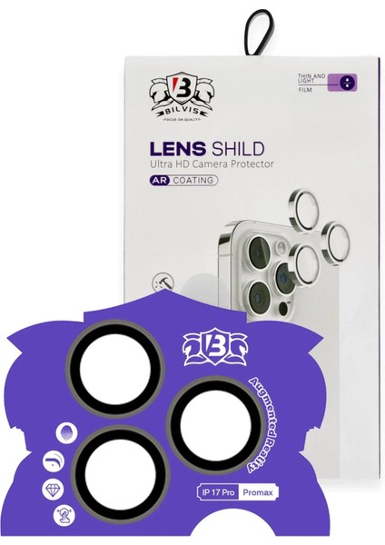 Apple iPhone 17 Pro Max Bilvis Titan Kamera Lens - Natural GREY-(5796)