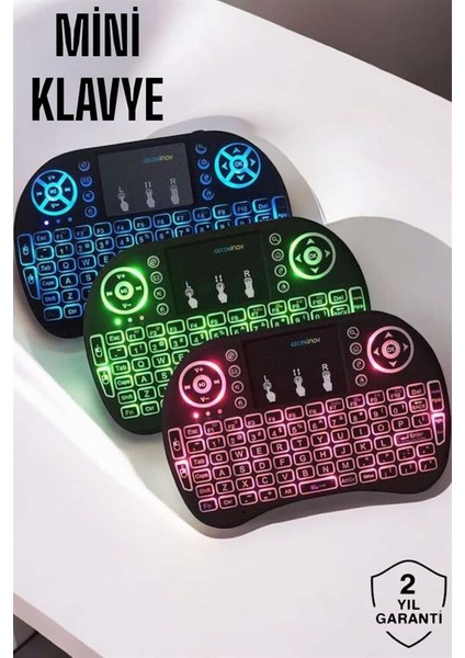 USB Bağlantılı Mini Q Klavye Işıklı Tüm Cihazlara Uyumlu fiyatları