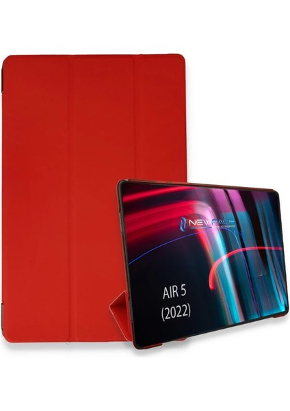 Buğz Ipad Air 5 (2022) Kılıf Tablet Smart Kılıf - Kırmızı
