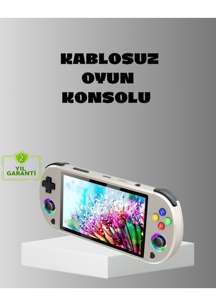 Hd Çıkış Destekli Taşınabilir Oyun Konsolu – 5 Inç IPS Ekran Rgb Işıklı