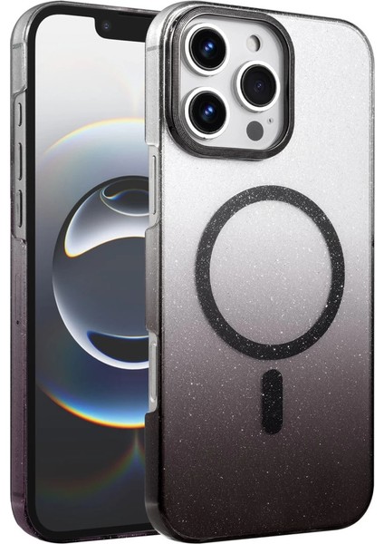 Buğz Apple Iphone 16 Pro Max Glossy Magsafe Kapak - Siyah