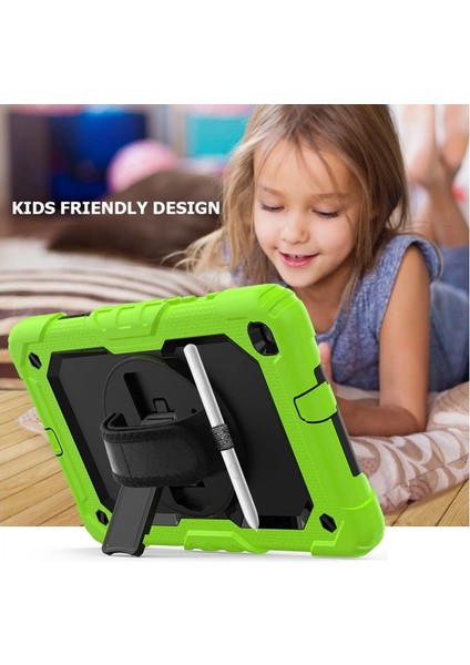 Buğz Samsung Galaxy T290 Tab A 8 Kılıf Pars Tablet Kapak - Yeşil