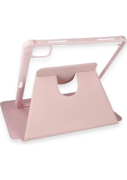 Buğz Ipad Pro 11 (2021) Kılıf Ling 360 Kalemlikli Tablet Kılıf - Rose Gold