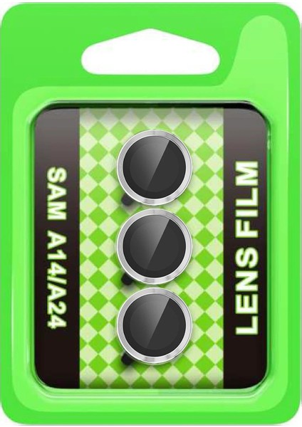 Samsung Galaxy A24 4g Raze Metal Kamera Lens - GÜMÜŞ-(5796)