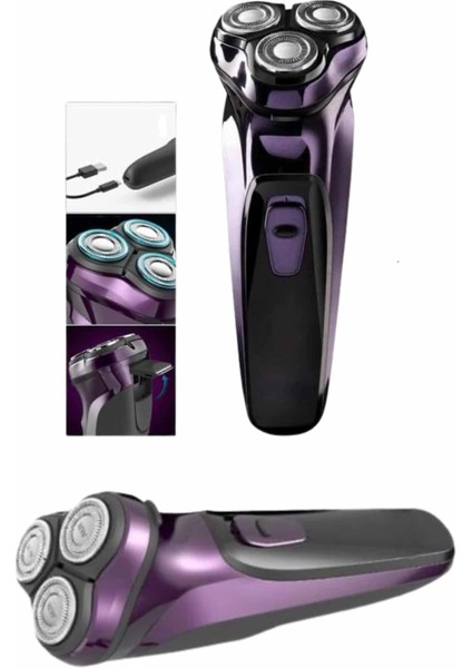 Günlük Kullanıma Uygun Profesyonel Tıraş Makinesi Döner Başlıklı indirimleri