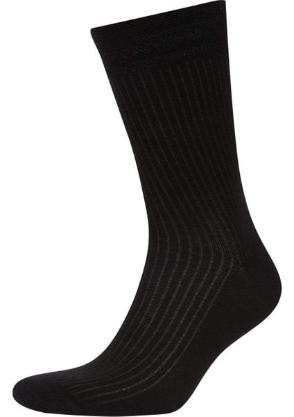 Erkek Dikişsiz 3'lü Bambu Uzun Çorap C6679AXNS