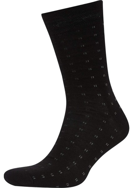 Erkek Dikişsiz 3'lü Bambu Uzun Çorap C6679AXNS