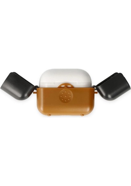 Buğz Airpods 3 (3.nesil) Basmalı Kılıf - Kahverengi-Siyah fiyatları