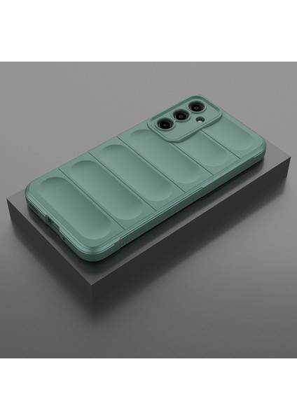 Samsung Galaxy A17 Uyumlu Esnek Oyuklu Arka Yüzey Tasarımlı Şık Silikon Kapak Kılıf