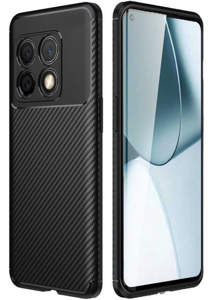 Mi 15T Uyumlu Kamera Korumalı Karbon Tasarım Koruyucu Lüx Silikon Kılıf