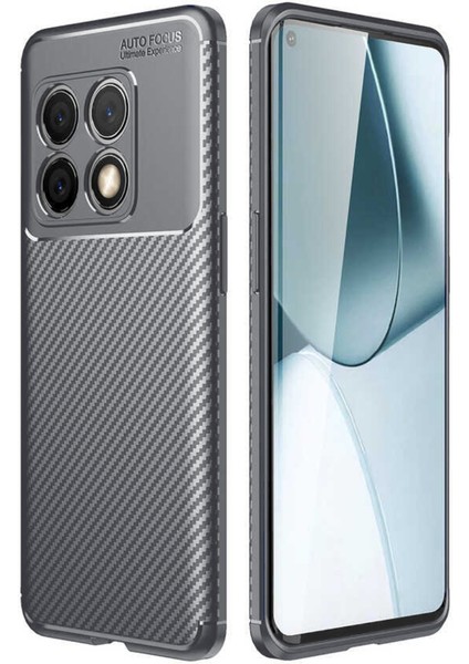 Mi 15T Uyumlu Kamera Korumalı Karbon Tasarım Koruyucu Lüx Silikon Kılıf