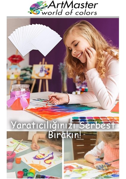 Resim Kağıdı 35X50 50 Li Paket 100 gr 1 Paket 35*50 Resim Kartonu Kuru Boya Pastel Boya Guaj Boya Sulu Boya Resim Sanatı fiyatları