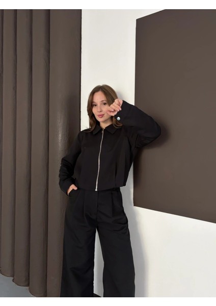 Trenç Takım Alt Üst Siyah Ons modelleri
