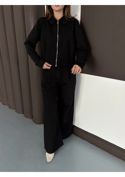 Trenç Takım Alt Üst Siyah Ons fırsatları