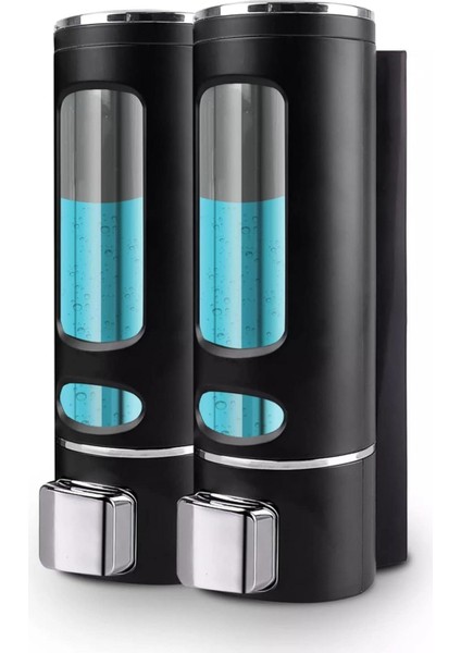 Dln Shop 2 Adet Siyah Duvara Monte Manuel Sabunluk Sıvı Lavabo Sabunluk El Sabunu D-52