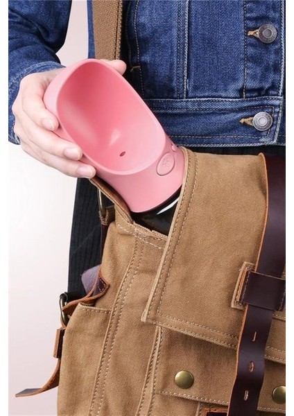 Taşınabilir Evcil Hayvan Suluğu Seyahat Kabı Kilitlenebilen Su Sızdırmaz Kap 350 ml fiyatları