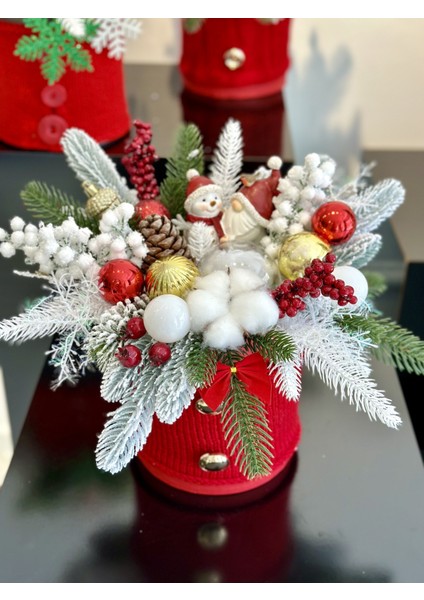 Yılbaşı Lüks Tasarım Masa Üstü Dekor