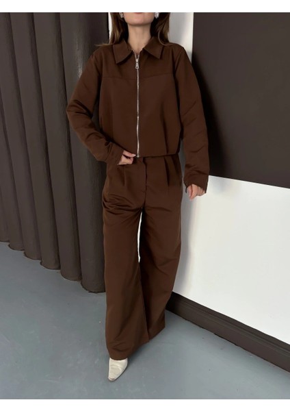 Trenç Takım Alt Üst Kahve Ons fırsatları