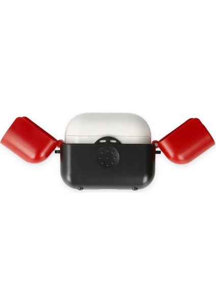 Buğz Airpods 3 (3.nesil) Basmalı Kılıf - Siyah-Kırmızı fiyatları