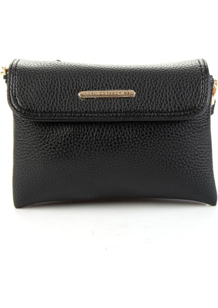 Siyah Kadın Postacı Çanta C06607143409