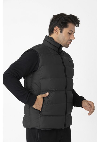 Dolumlu Erkek Şişme Yelek Siyah 4018-10 fiyatları