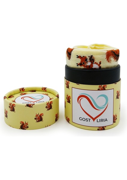 Squirrel Socks – Desenli Unisex Soket Çorap fiyatları