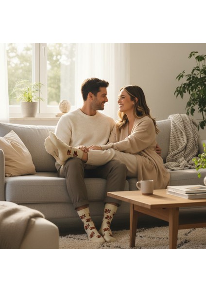 Squirrel Socks – Desenli Unisex Soket Çorap