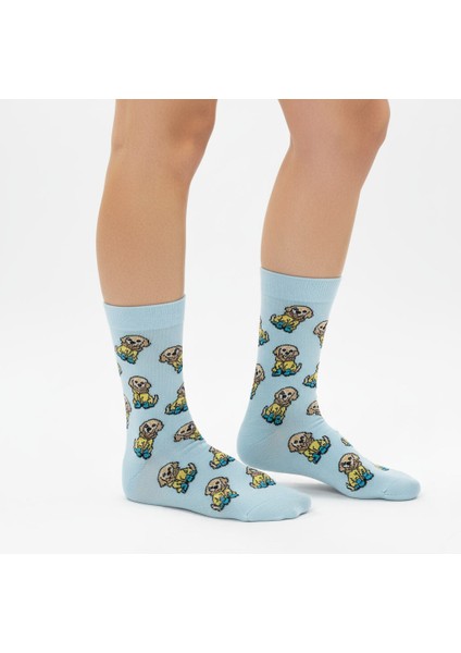 Cute Dog Socks – Desenli Unisex Soket Çorap fırsatları
