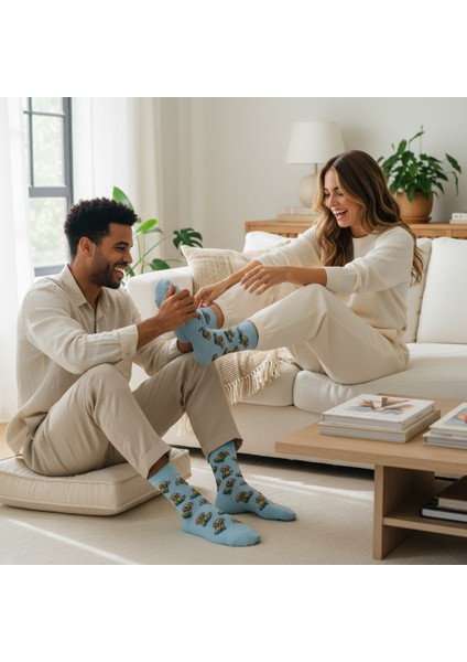 Cute Dog Socks – Desenli Unisex Soket Çorap