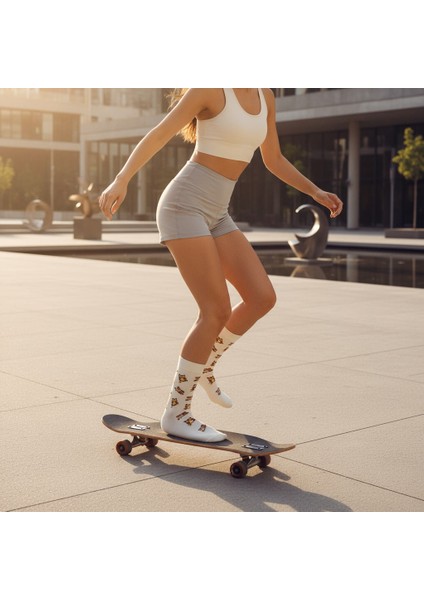 I Love Owl Socks – Desenli Unisex Soket Çorap