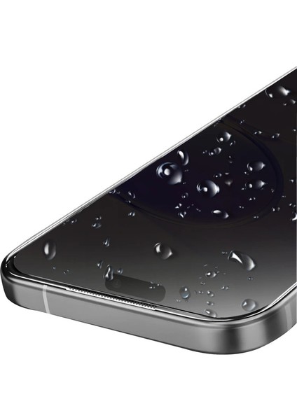 Apple Iphone 16 Pro Bilvis 5in1 5d Magic Hayalet Cam Ekran Koruyucu - Siyah