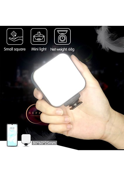 Rgb LED Işık Fotoğrafçılık, Canlı Yayın ve Video Çekimleri Cep Telefonları ve Fotoğraf Makine Uyumlu fırsatları