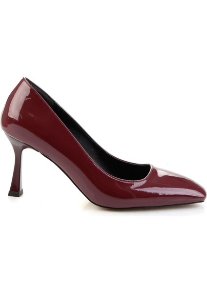 Bordo Kadın Klasik Topuklu Ayakkabı K01565016898