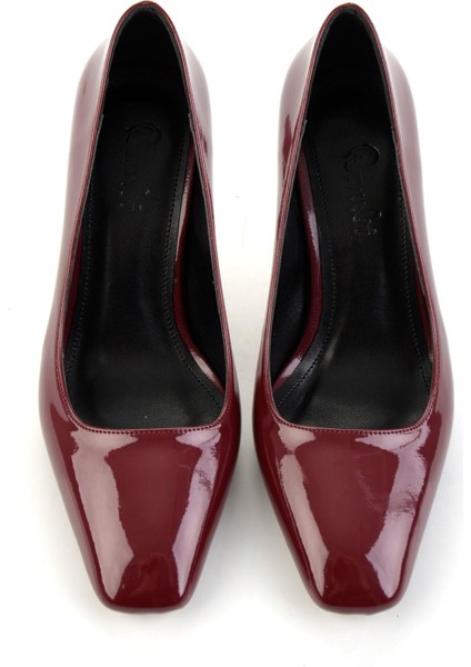 Bordo Kadın Klasik Topuklu Ayakkabı K01565016898 fırsatları