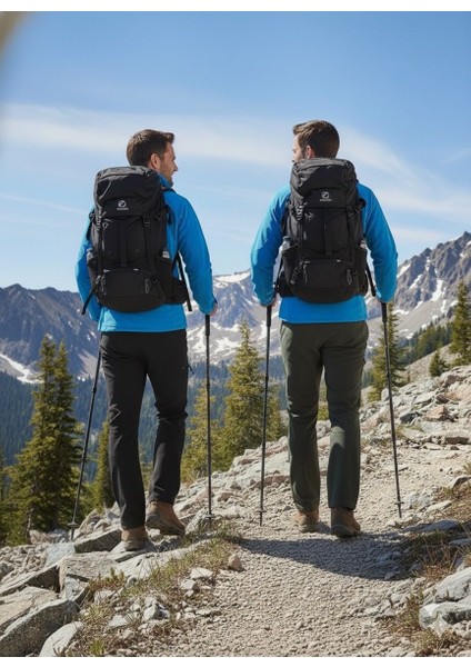 Haki Trekking ve Outdoor Softshell Pantolon – Sıcak Tutan, Esnek ve Rahat Kesim