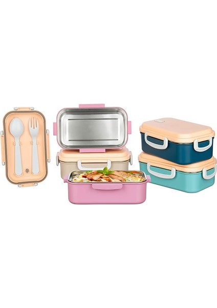 Titiz Aura Çelik Bölmeli Beslenme Kutusu 450 ml fırsatları