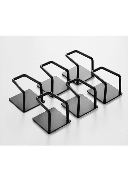 Dilan Store 4 Adet Siyah Yapışkanlı Paslanmaz Çelik Bulaşık Sünger Tutucu Bulaşık Süngeri Tutacağı D-1 indirimleri