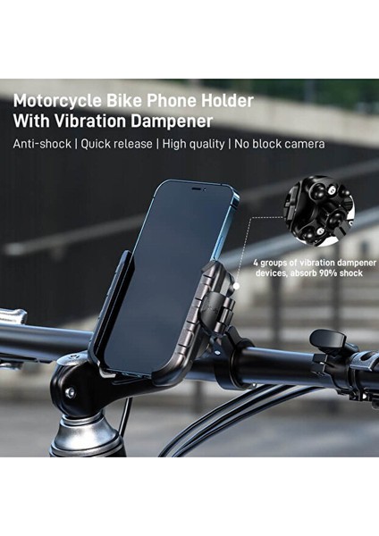 Motorsiklet Premium Telefon Tutucu Sarsıntı Emicili Yüksek Kalite indirimleri