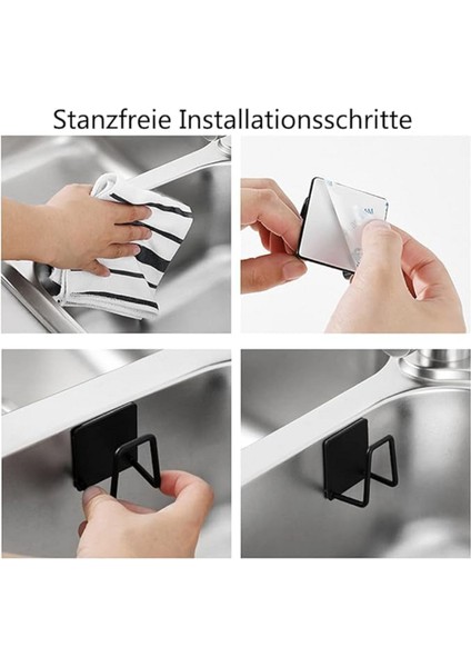 Dilan Store 1 Adet Siyah Sünger Askılığı Evye Sünger'liği Banyo Mutfak Düzenleyici Musluk Yanı Sünger'lik D-1 fiyatları