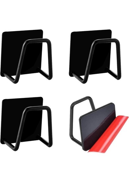 Dilan Store Musluk Yanı Sünger'lik Sünger Askılığı Evye Sünger'liği Banyo Mutfak Düzenleyici 4 Adet D-1